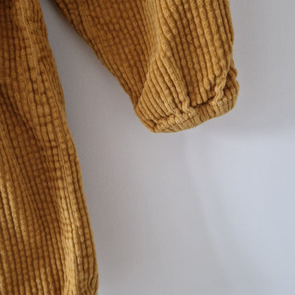 Robe Kiabi velours côtelé marron - 90/97 cm