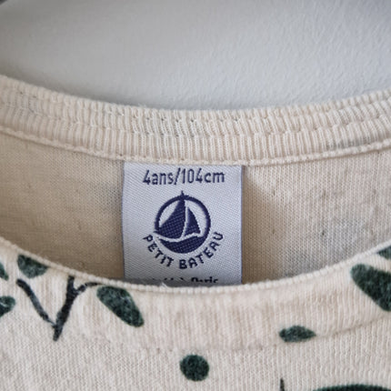 Robe courte Petit Bateau fleurie - 104 cm