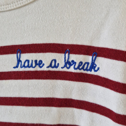 T-shirt ML Maison Labiche marinière - 2 ans