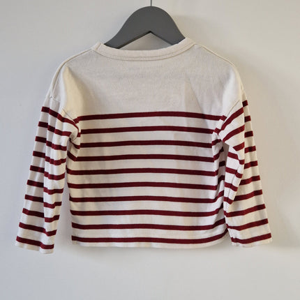 T-shirt ML Maison Labiche marinière - 2 ans