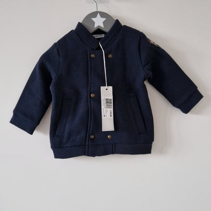 Gilet IKKS bleu marine - 68 cm - NEUF