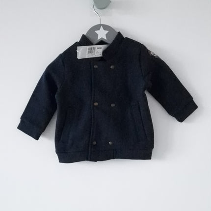 Gilet IKKS bleu marine - 68 cm - NEUF