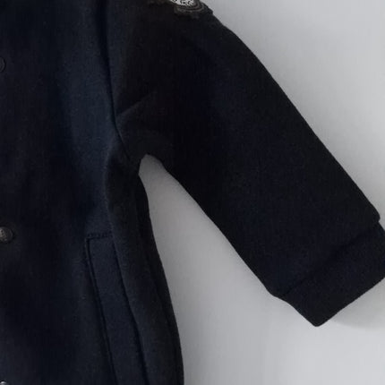 Gilet IKKS bleu marine - 68 cm - NEUF