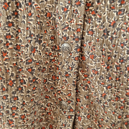 Chemisier ML IKKS fleurie - 80 cm - NEUF