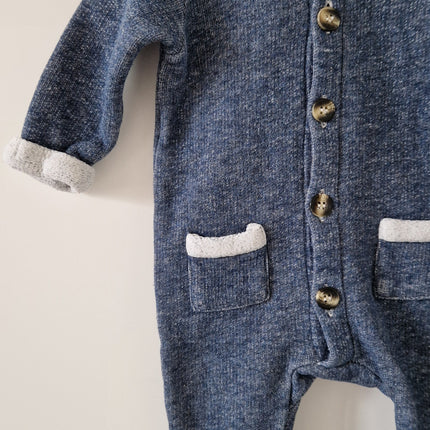 Combinaison Arsène et les Pipelettes bleu - 3 mois