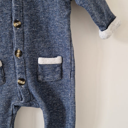 Combinaison Arsène et les Pipelettes bleu - 3 mois