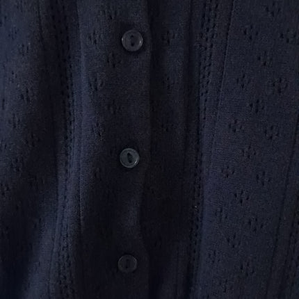 Gilet H&M bleu marine - 74 cm