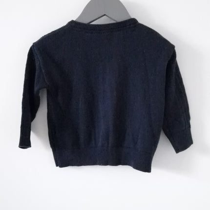 Gilet H&M bleu marine - 74 cm