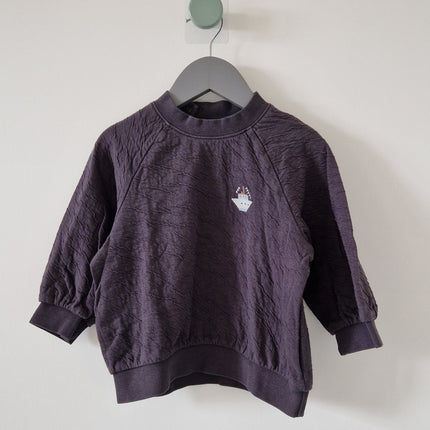 Sweat H&M gris/bleu foncé - 92 cm