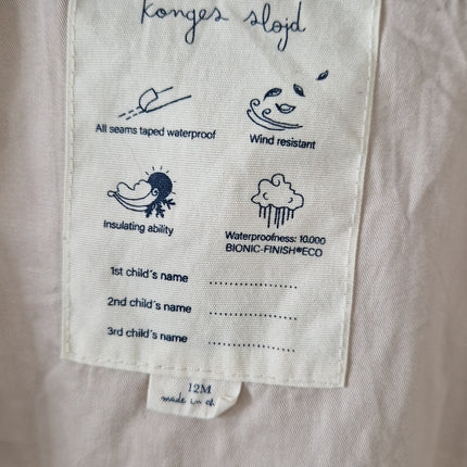 Ensemble Konges Sløjd imperméable - 12/18 mois