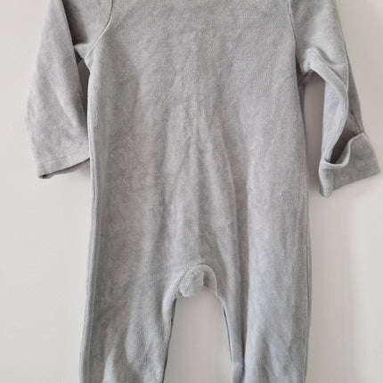 Grenouillère Bout'Chou gris - 3 mois