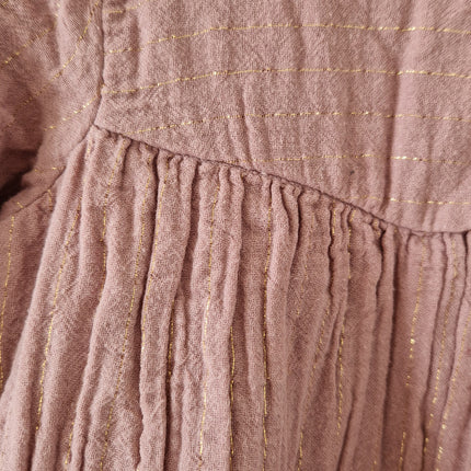 Robe Kiabi rose-lila mousseline - 94 cm