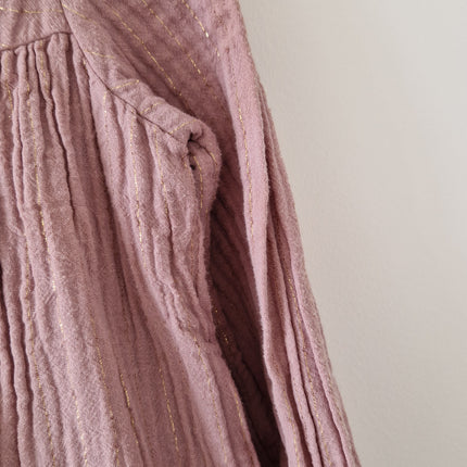 Robe Kiabi rose-lila mousseline - 94 cm