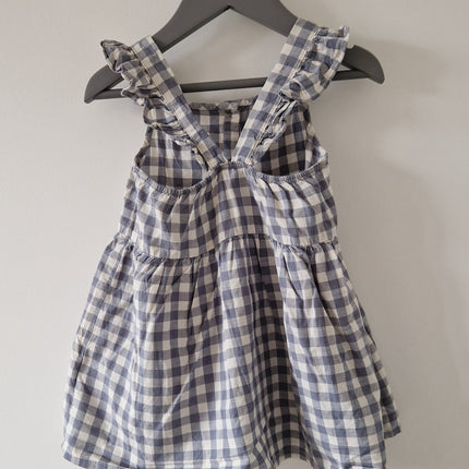 Robe courte H&M carreaux  - 86cm