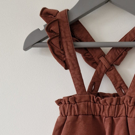 Pantalon à bretelles Cuddles & Smiles - 62 cm