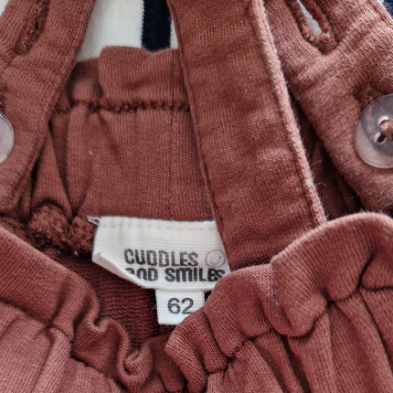 Pantalon à bretelles Cuddles & Smiles - 62 cm