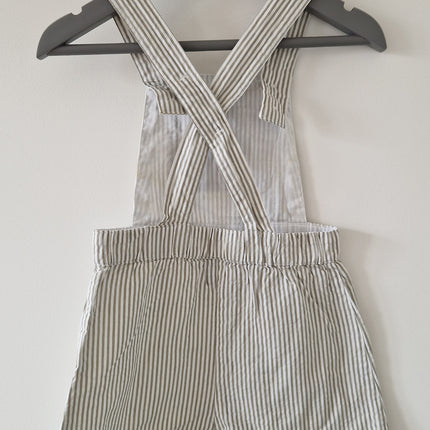 Salopette courte Petit Bateau rayé - 74 cm