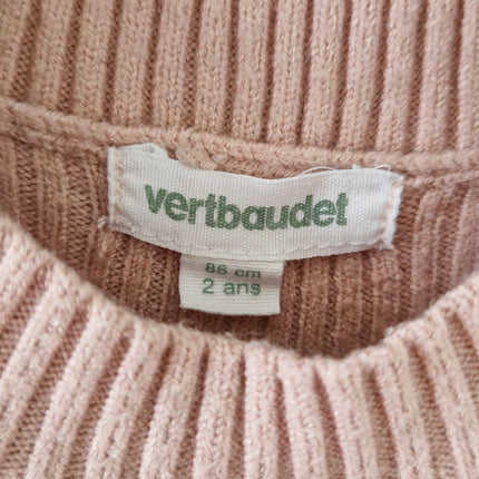 Robe Vertbaudet rose - 24 mois