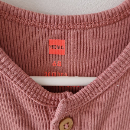 Combinaison Hema vieux rose / corail - 68 cm
