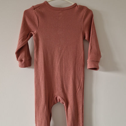 Combinaison Hema vieux rose / corail - 68 cm
