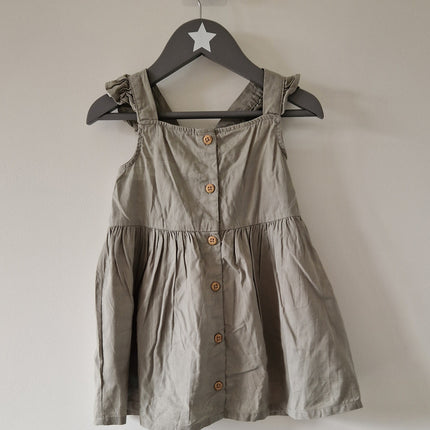 Robe courte H&M verte - 86 cm