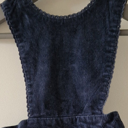 Jupe à bretelles Cyrillus marine - 24 mois