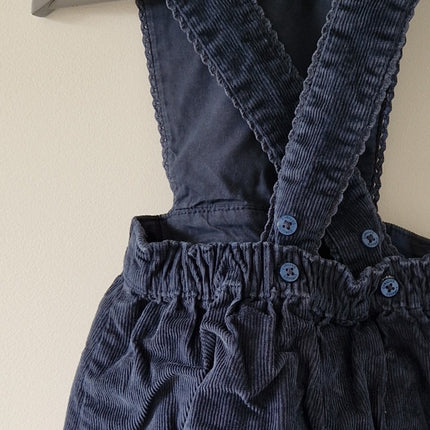 Jupe à bretelles Cyrillus marine - 24 mois