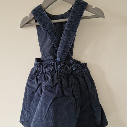 Jupe à bretelles Cyrillus marine - 24 mois