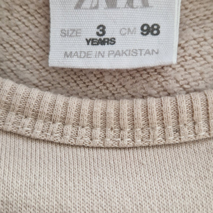 Sweat Zara "Bonjour les Amis" - 98 cm