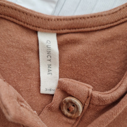 Barboteuse Quincy Mae marron - 3-6 mois