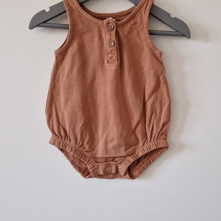 Barboteuse Quincy Mae marron - 3-6 mois