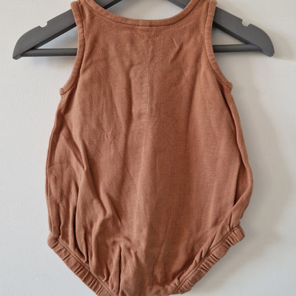 Barboteuse Quincy Mae marron - 3-6 mois