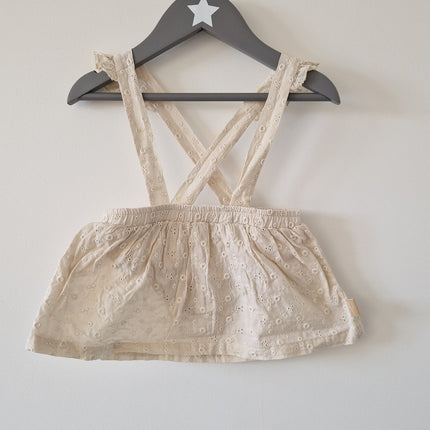 Jupe à bretelles Levv beige - 74 cm