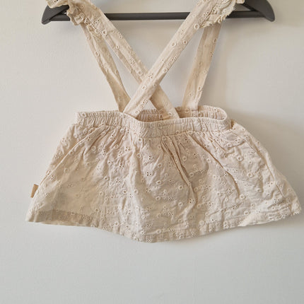 Jupe à bretelles Levv beige - 74 cm