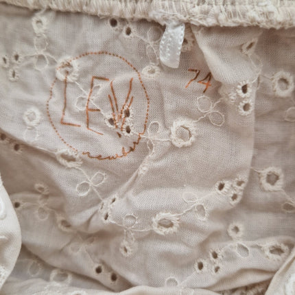 Jupe à bretelles Levv beige - 74 cm