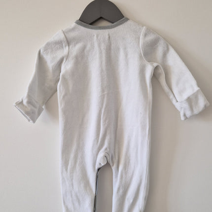 Grenouillère Bout'Chou Blanc - 3 mois