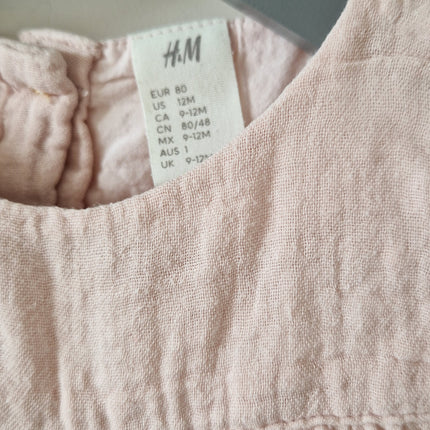 Blouse MC H&M rose - 80 cm