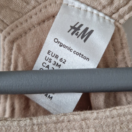 Salopette H&M beige - 62 cm