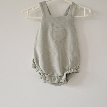 Barboteuse 1+ in the Family vert - 3 mois