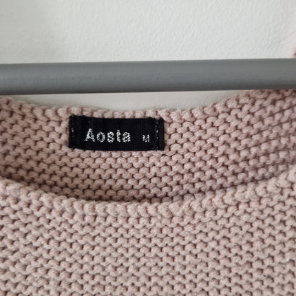 Barboteuse Aosta maille beige - Taille M (74cm)