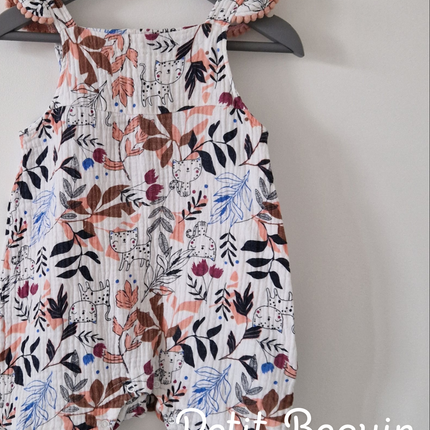 Barboteuse Petit Béguin - 80 cm