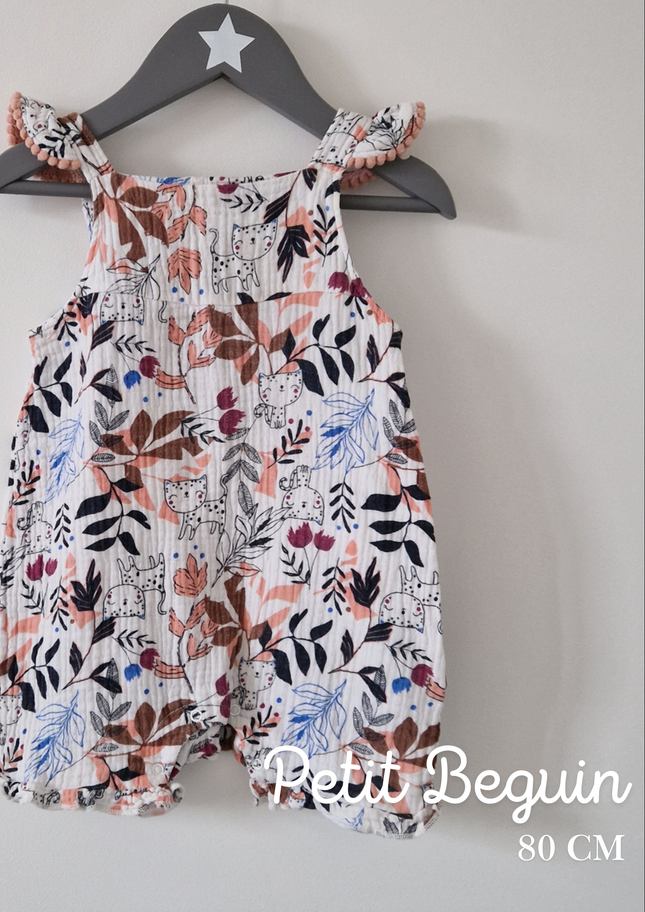 Barboteuse Petit Béguin - 80 cm