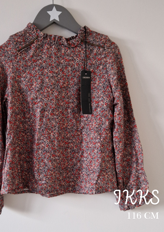 Blouse IKKS fleurie - 6 ans - NEUF