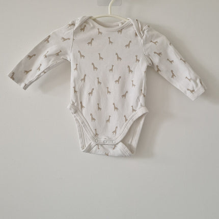 Body ML C&A blanc girafe - 62cm
