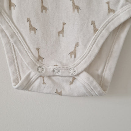Body ML C&A blanc girafe - 62cm