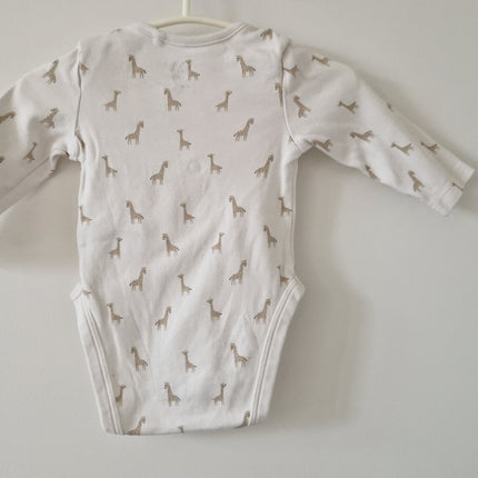 Body ML C&A blanc girafe - 62cm