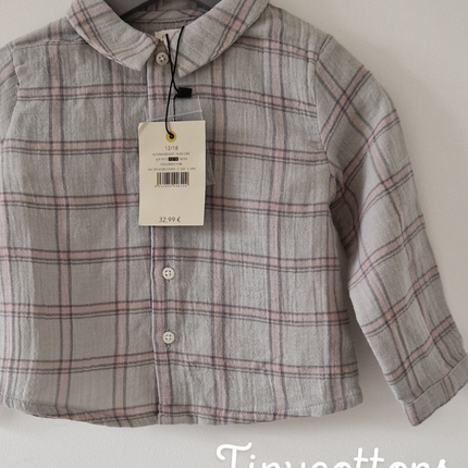 Chemise ML Gocco - 12/18 mois