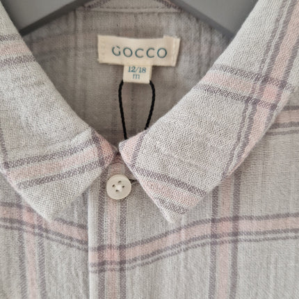 Chemise ML Gocco - 12/18 mois