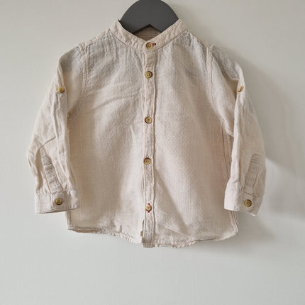 Chemise ML Zara crème - 92cm