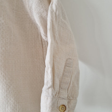 Chemise ML Zara crème - 92cm